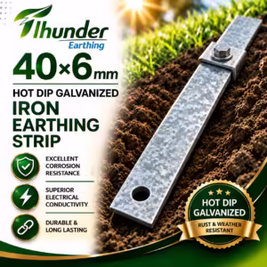 40x6 mm GI Earthing Strip